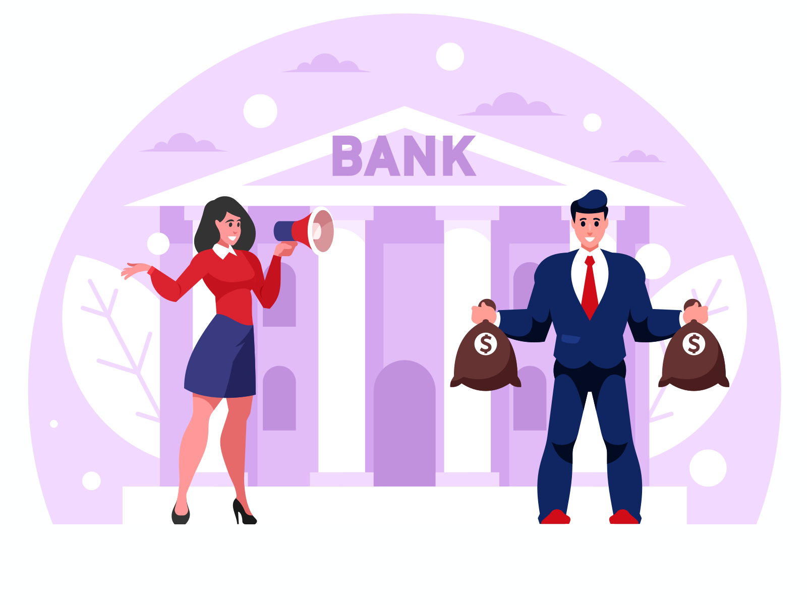 Bank lending concept