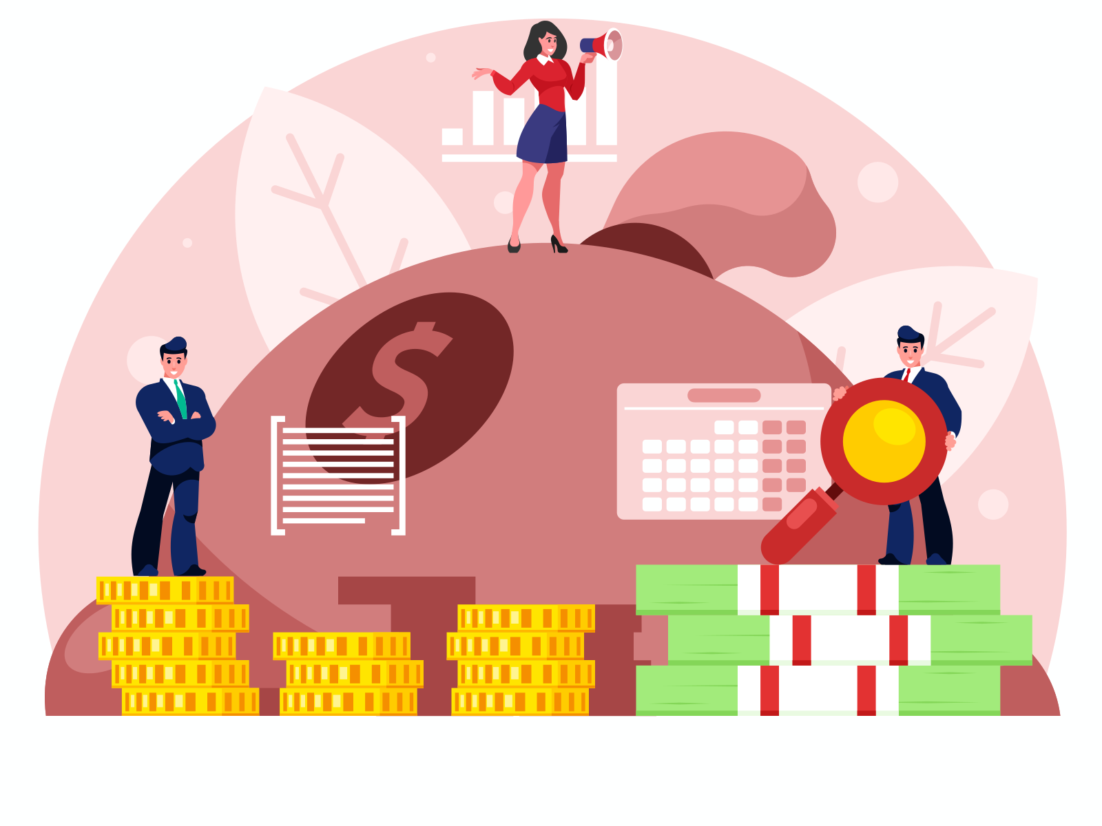 Team of financiers