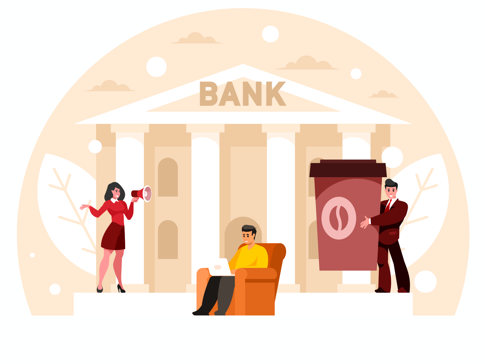 Working in a bank