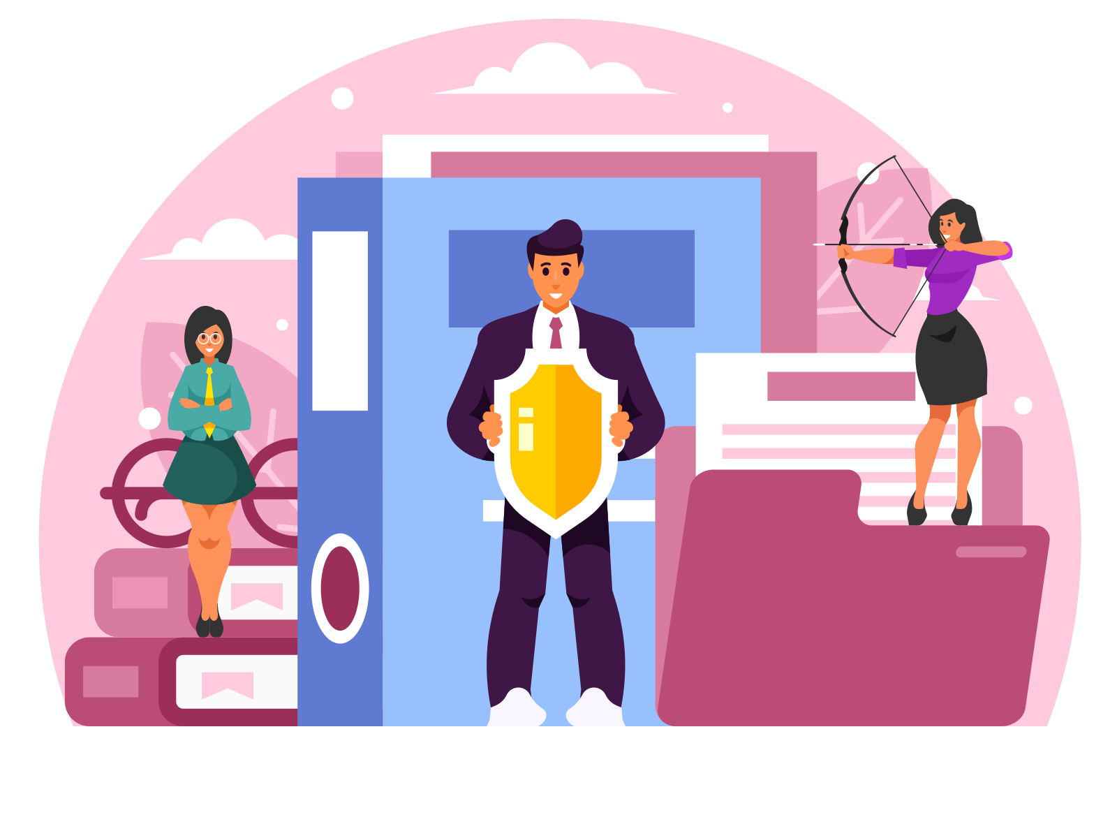Security of working documents