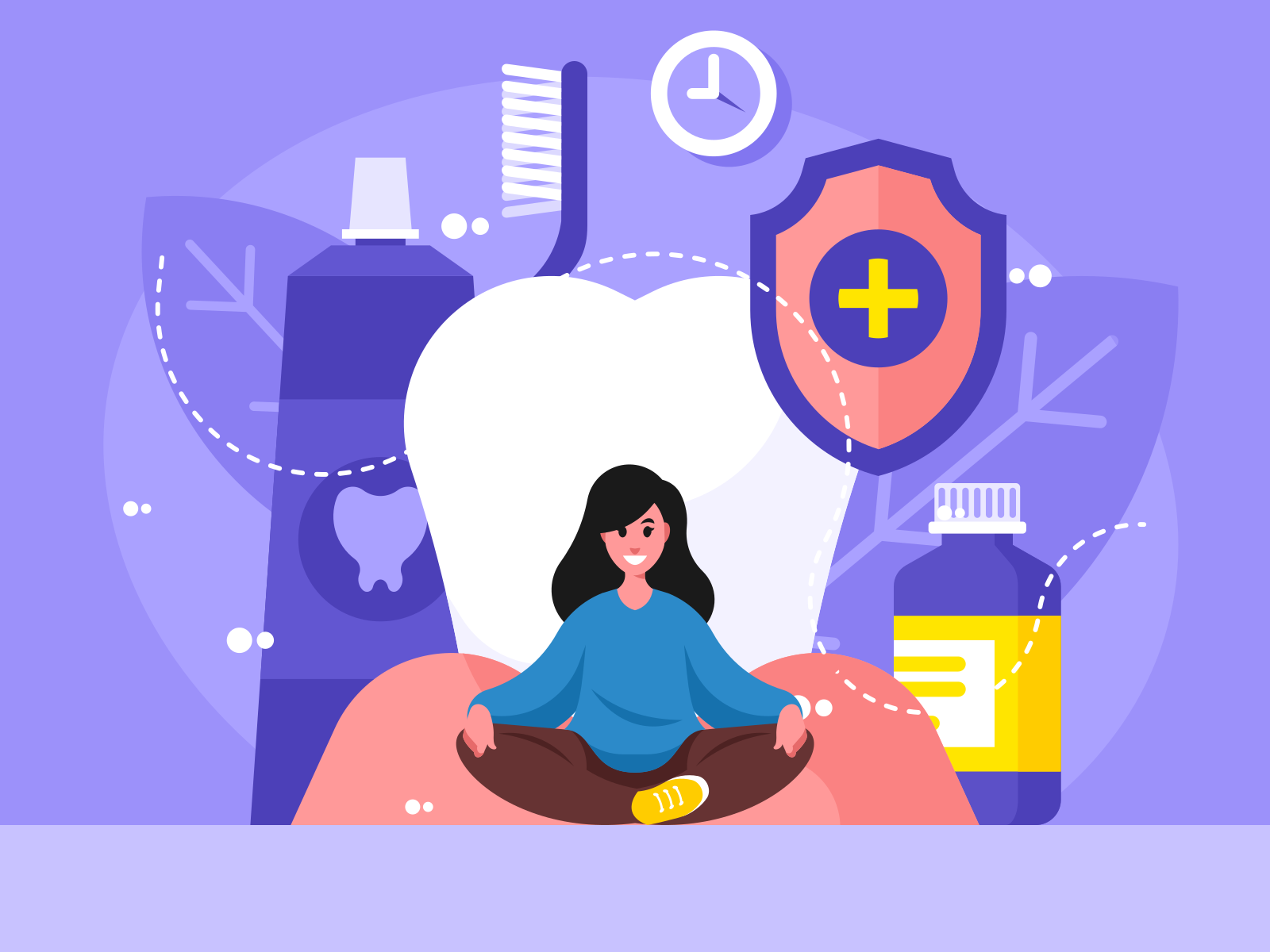 Healthy teeth concept