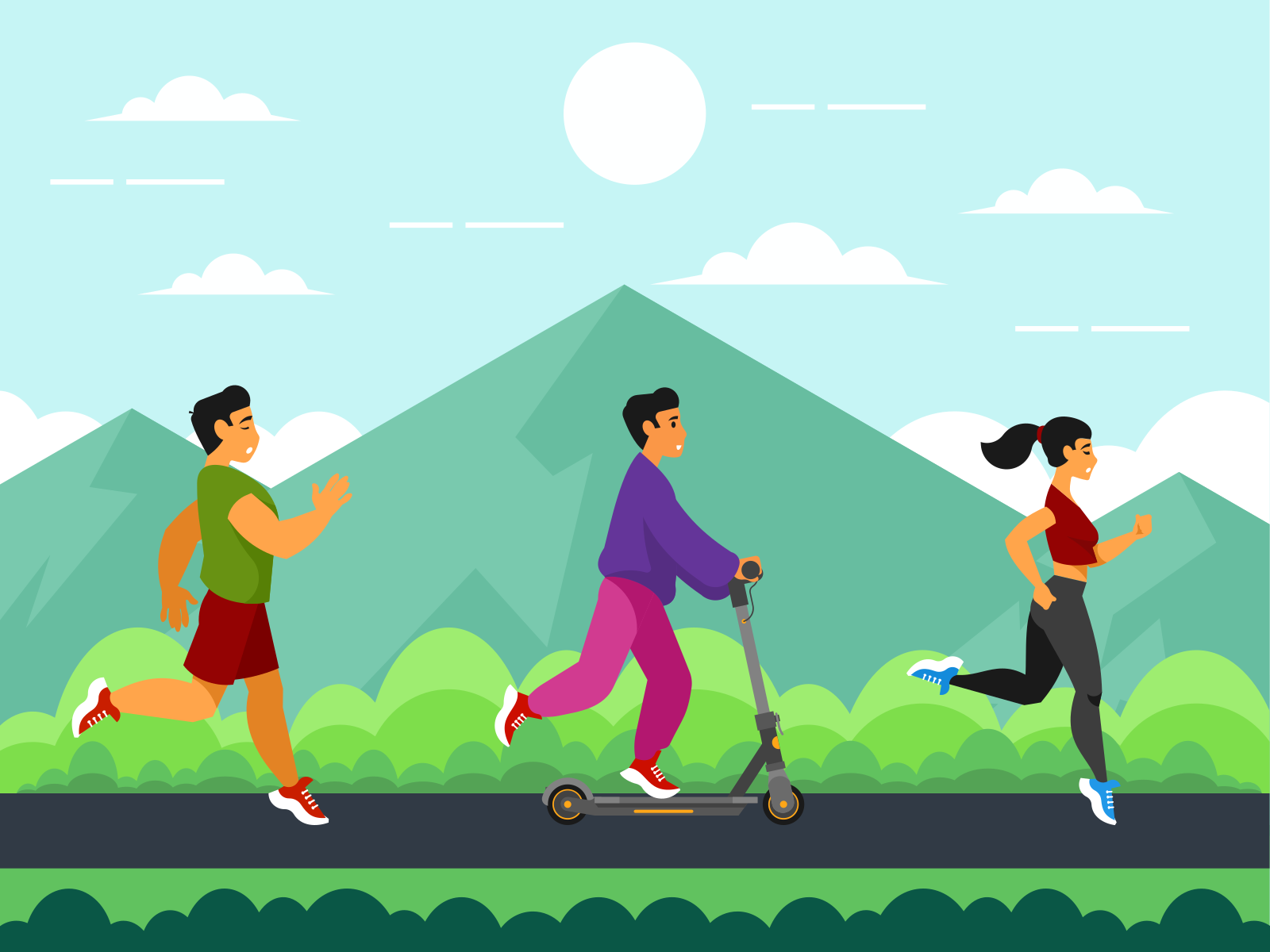 Active recreation in nature